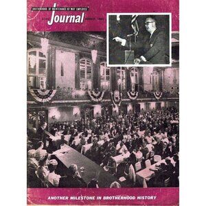 Brotherhood Of Maintenance Of Way Employes Journal August 1966 Vintage Magazine